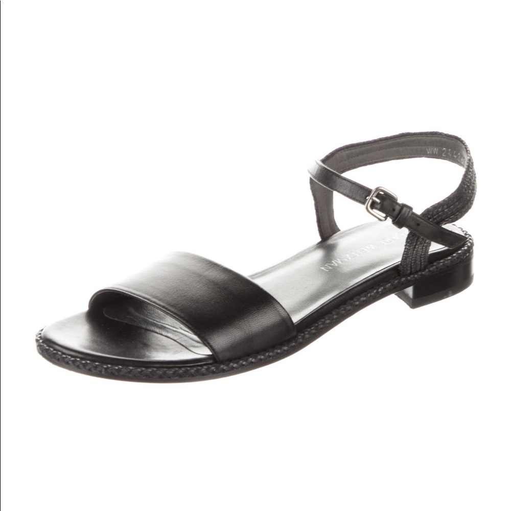 Stuart Weitzman Leather Slingback Sandals
